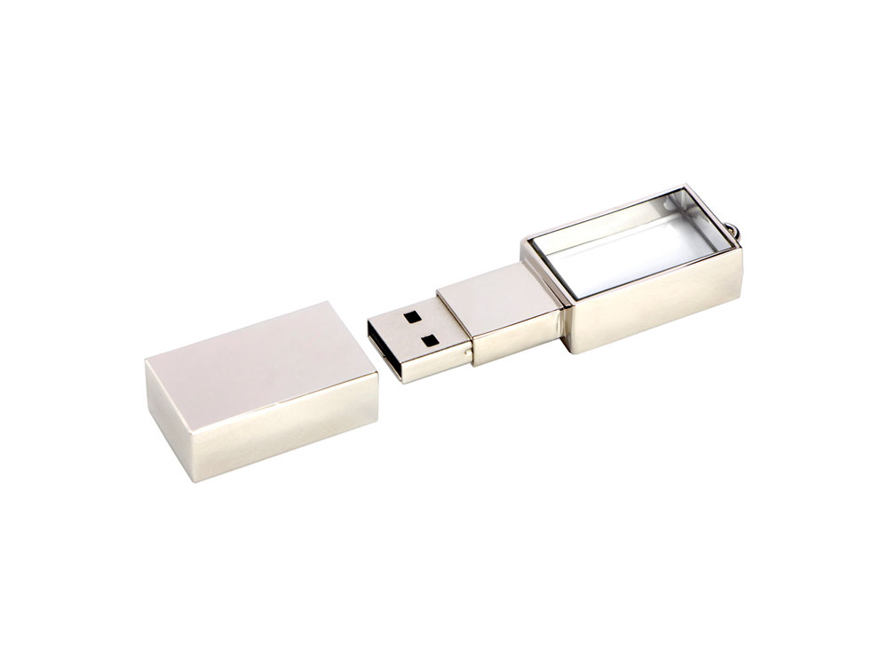 USB-флешка на 4 ГБ,  серебро