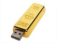 Каталог USB 2.0- флешка на 16 Гб в виде слитка золота от интернет-магазина «7 Сувениров»