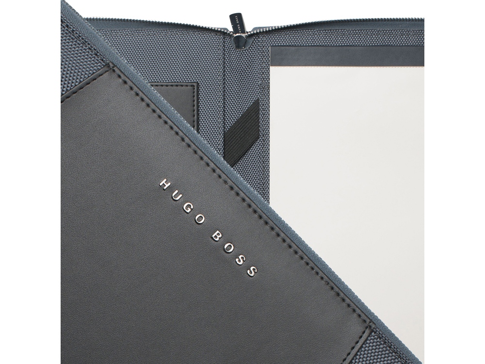 Папка для участника конференции формата А5 Keystone Grey. Hugo Boss