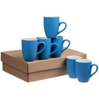 Каталог Набор кружек Best Morning c покрытием софт-тач, голубой от интернет-магазина «7 Сувениров»