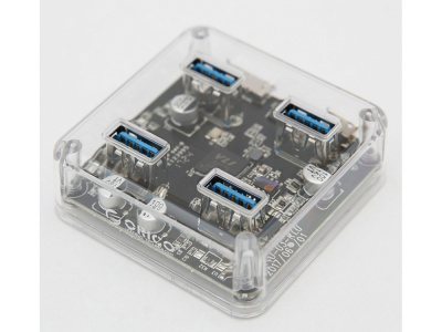 USB-концентратор Orico MH4U-U3 (прозрачный)