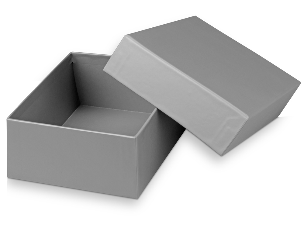 Подарочная коробка Corners малая, серебристый