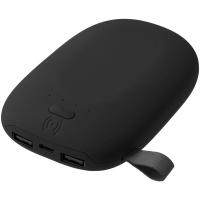 Каталог Аккумулятор с беспроводной зарядкой Pebble Wireless 9000 мАч, черный от интернет-магазина «7 Сувениров»