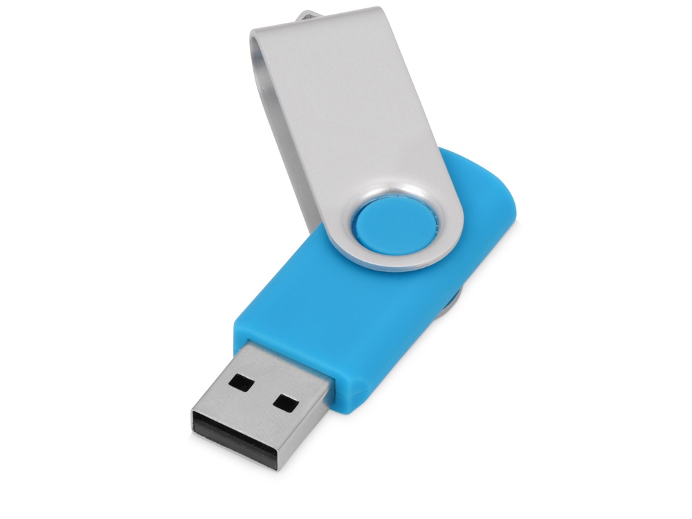 Флеш-карта USB 2.0 512 Mb Квебек, голубой
