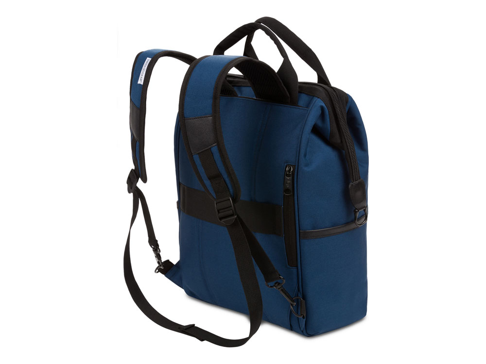 Рюкзак SWISSGEAR 16,5 Doctor Bags, синий/черный, полиэстер 900D/ПВХ, 29 x 17 x 41 см, 20 л