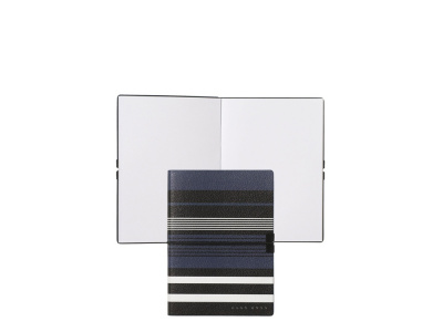 Блокнот формата А6 Storyline Stripes Blue. Hugo Boss