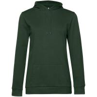 Каталог Толстовка с капюшоном женская Hoodie, темно-зеленая от интернет-магазина «7 Сувениров»