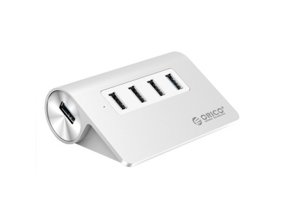 USB-концентратор Orico M3H4-U32 (серебристый)