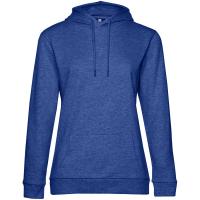 Каталог Толстовка с капюшоном женская Hoodie, ярко-синий меланж от интернет-магазина «7 Сувениров»