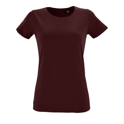 Футболка женская Regent Fit Women темно-бордовая, размер S