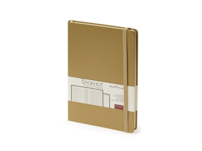 Блокнот А5 Megapolis Journal, золотистый