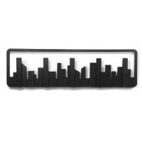 Каталог Вешалка настенная Skyline, черная от интернет-магазина «7 Сувениров»