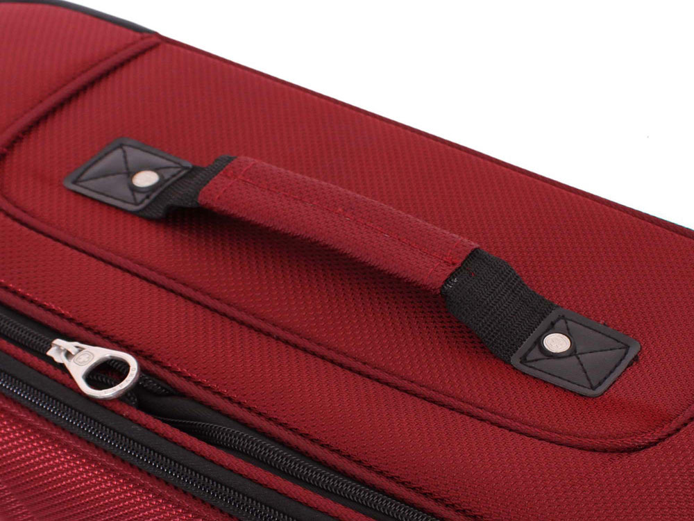 Чемодан SWISSGEAR SION, полиэстер 750x750D добби, 46x29x80 см, 90 л, бордовый