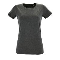 Каталог Футболка женская Regent Fit Women, черный меланж от интернет-магазина «7 Сувениров»