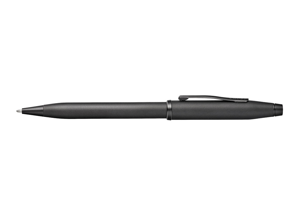 Шариковая ручка Cross Century II Black Micro Knurl, черный