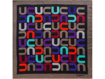 Платок шелковый Ungaro модель Monogramma