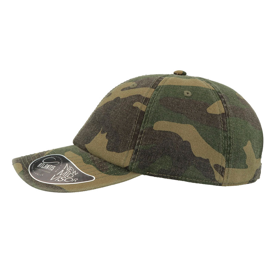 Бейсболка DAD HAT, 6 клиньев,  металлическая застежка