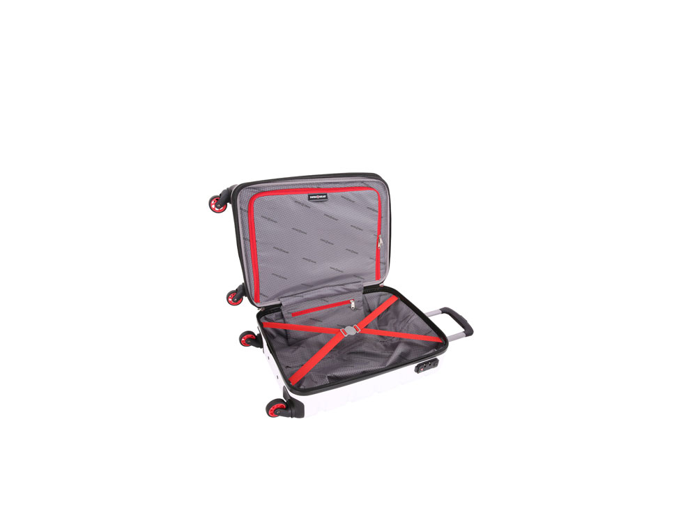 Чемодан SWISSGEAR TYLER, АБС-пластик, 51,5 x 31 x 77 см, 96 л, белый