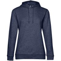 Каталог Толстовка с капюшоном женская Hoodie, синий меланж от интернет-магазина «7 Сувениров»