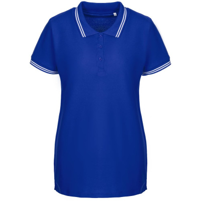 Рубашка поло женская Virma Stripes Lady, ярко-синяя, размер S