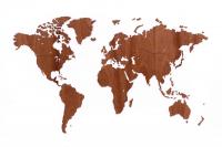 Каталог Деревянная карта мира World Map Wall Decoration Exclusive, красное дерево от интернет-магазина «7 Сувениров»