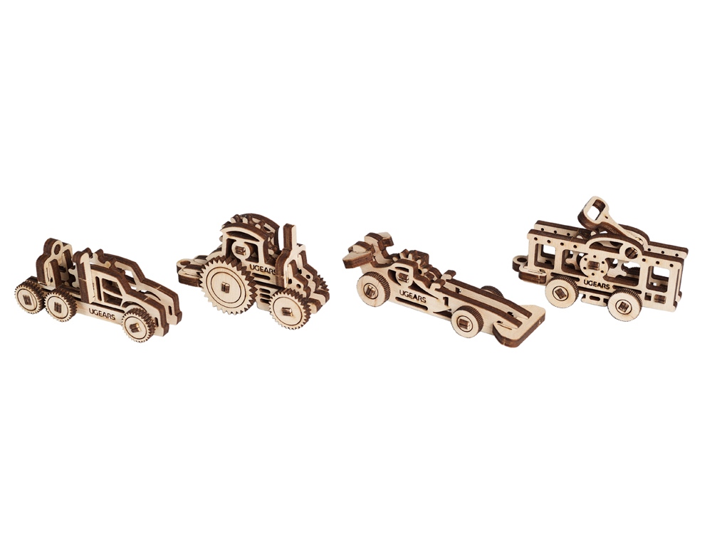 3D-ПАЗЛ UGEARS Фиджет Транспорт