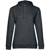 Каталог Толстовка с капюшоном женская Hoodie, серый меланж (антрацит) от интернет-магазина «7 Сувениров»