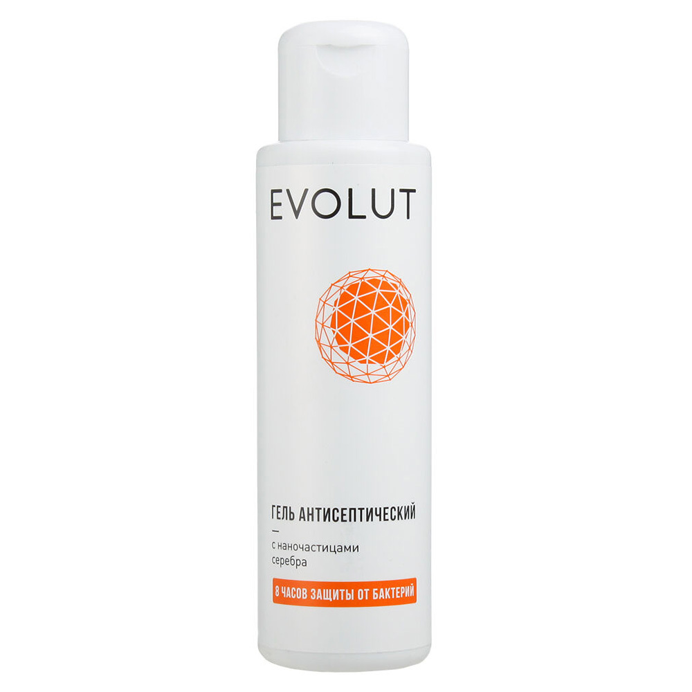 Каталог Антисептический гель для рук Evolut 100мл с ионами серебра (флиптоп) от интернет-магазина «7 Сувениров»