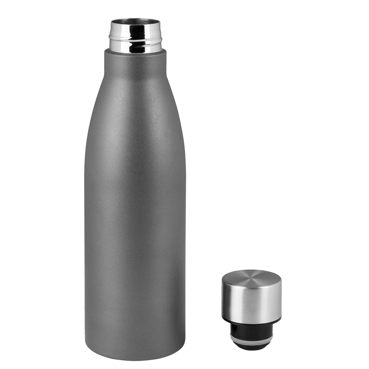 Каталог Термобутылка вакуумная герметичная Portobello, Fresco Neo, 500 ml, серая от интернет-магазина «7 Сувениров»