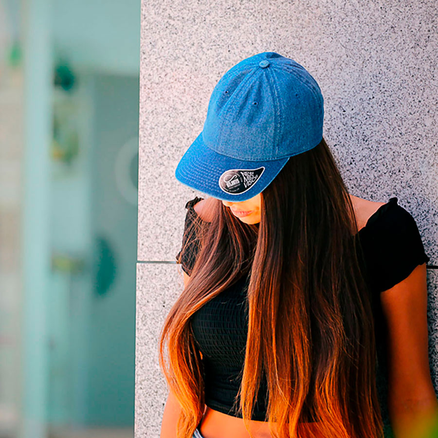 Бейсболка DAD HAT, 6 клиньев,  металлическая застежка