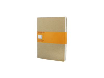 Записная книжка Moleskine Cahier (в линейку, 3 шт.), ХLarge (19х25см), бежевый