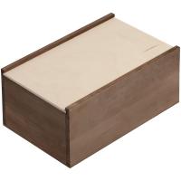 Каталог Деревянный ящик Boxy, малый, тонированный от интернет-магазина «7 Сувениров»