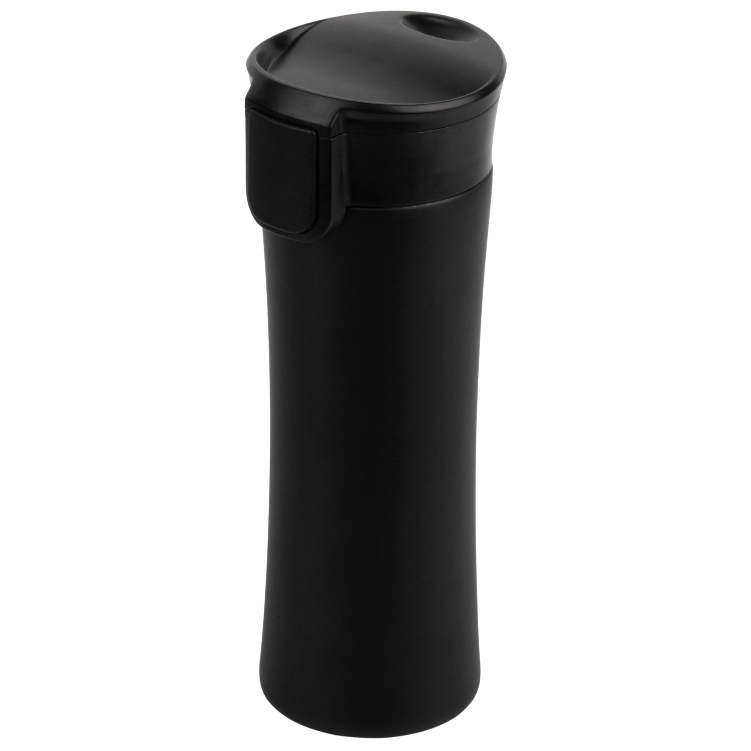 Каталог Термокружка вакуумная герметичная Portobello, Baleo, 450 ml, матовое покрытие, черная от интернет-магазина «7 Сувениров»
