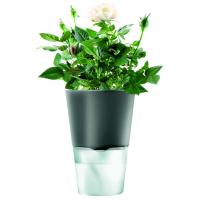 Каталог Горшок для растений Flowerpot, фарфоровый, серый от интернет-магазина «7 Сувениров»