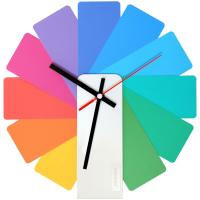 Каталог Часы настенные Transformer Clock. White & Multicolor от интернет-магазина «7 Сувениров»