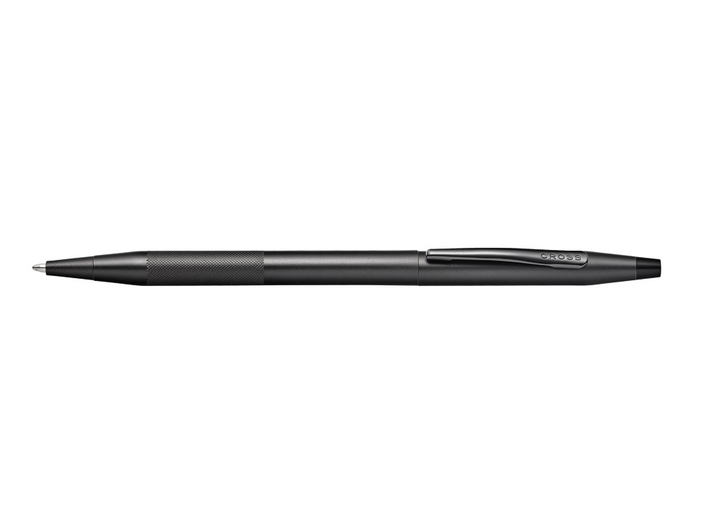 Шариковая ручка Cross Classic Century Black Micro Knurl, черный
