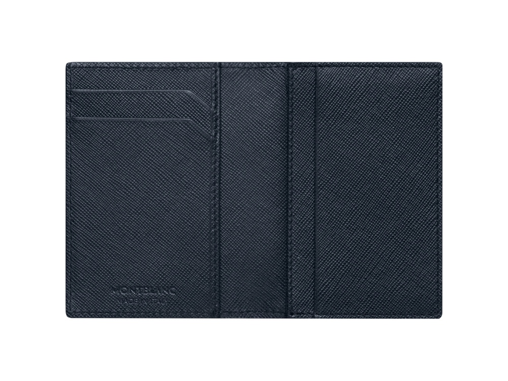 Визитница с угловым отделением Sartorial. Montblanc, черный/индиго