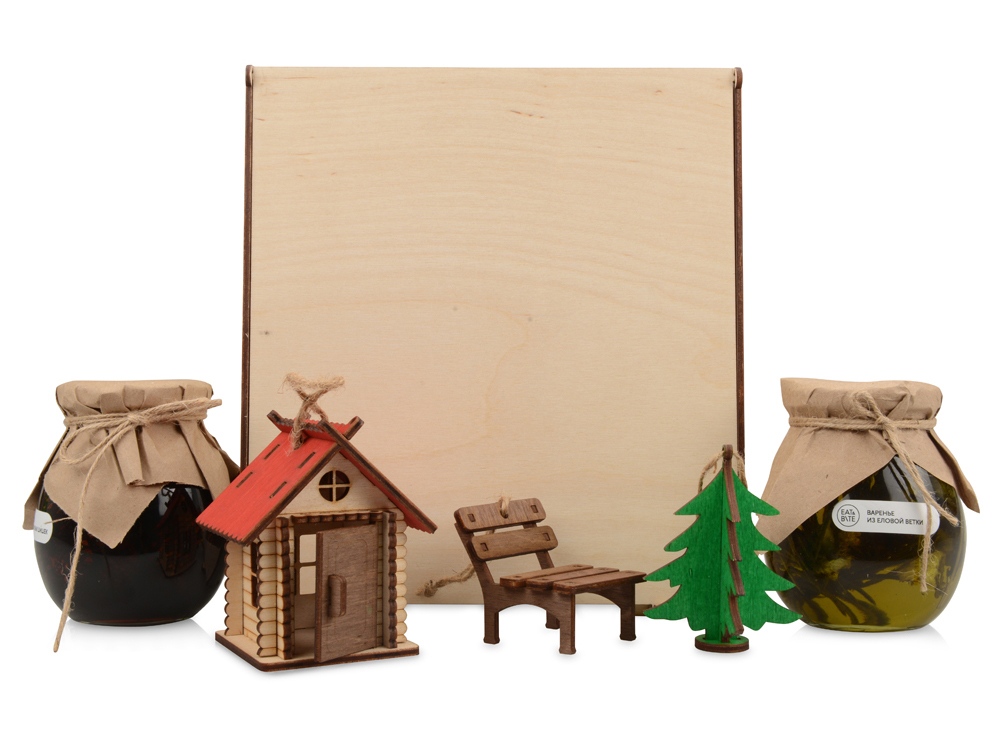 Подарочный набор Decoration Deluxe с двумя видами варенья, натуральный