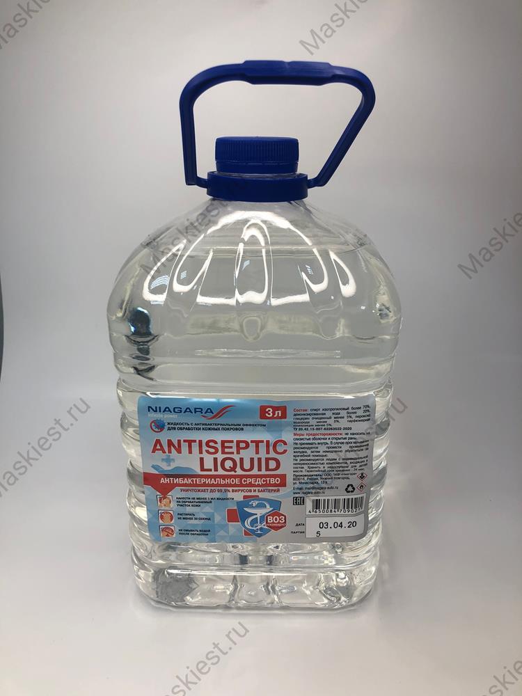Каталог Антибактериальное средство Antiseptic Liquid 3 л от интернет-магазина «7 Сувениров»