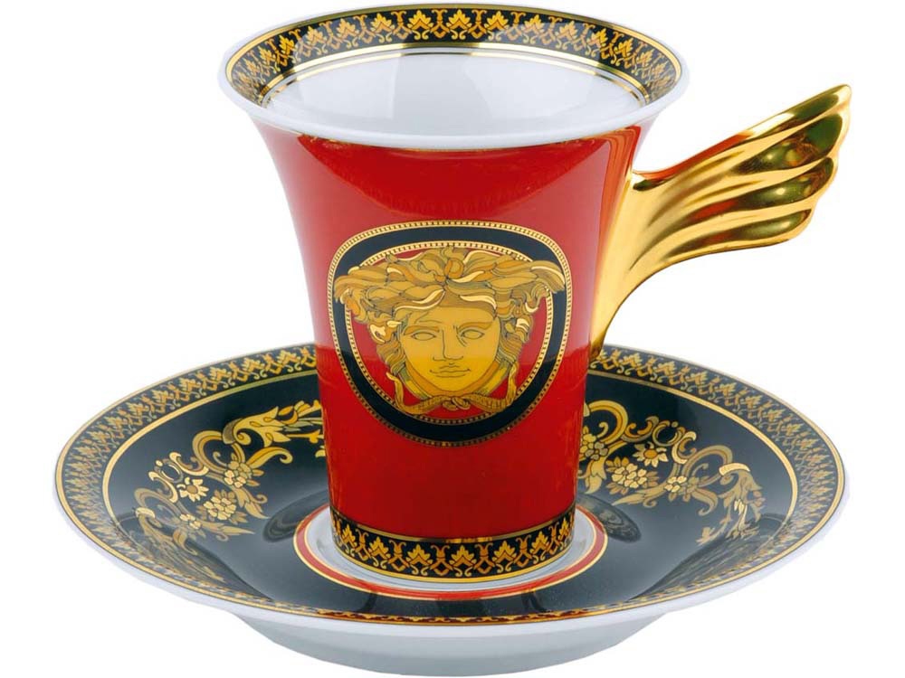 Кофейный набор на 6 персон Versace Medusa