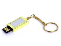 Каталог USB 2.0- флешка на 8 Гб Кулон с кристаллами и мини чипом от интернет-магазина «7 Сувениров»