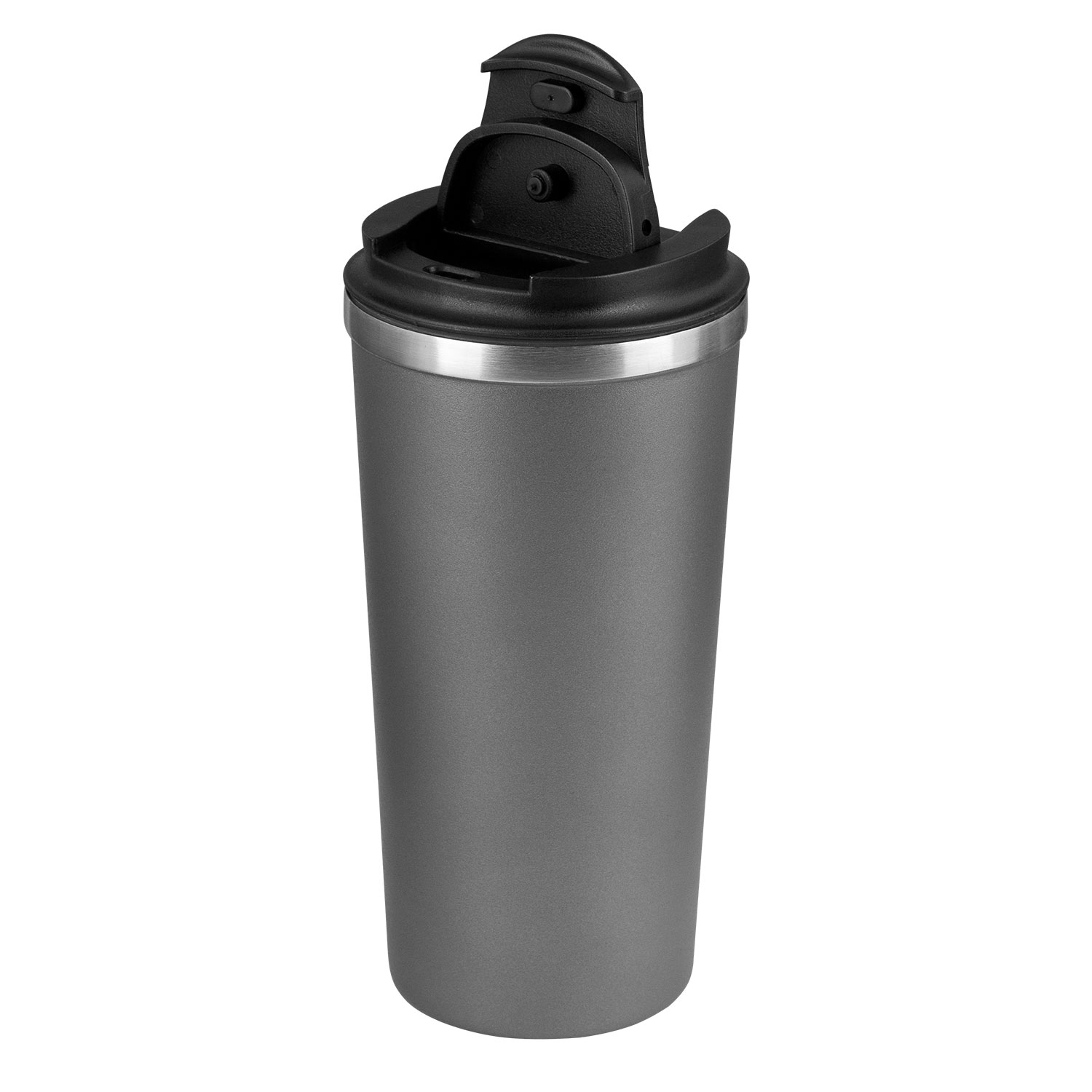 Каталог Термокружка вакуумная Portobello, Palermo, 480 ml, серая от интернет-магазина «7 Сувениров»