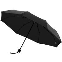 Каталог Зонт складной с защитой от УФ-лучей Sunbrella, черный от интернет-магазина «7 Сувениров»
