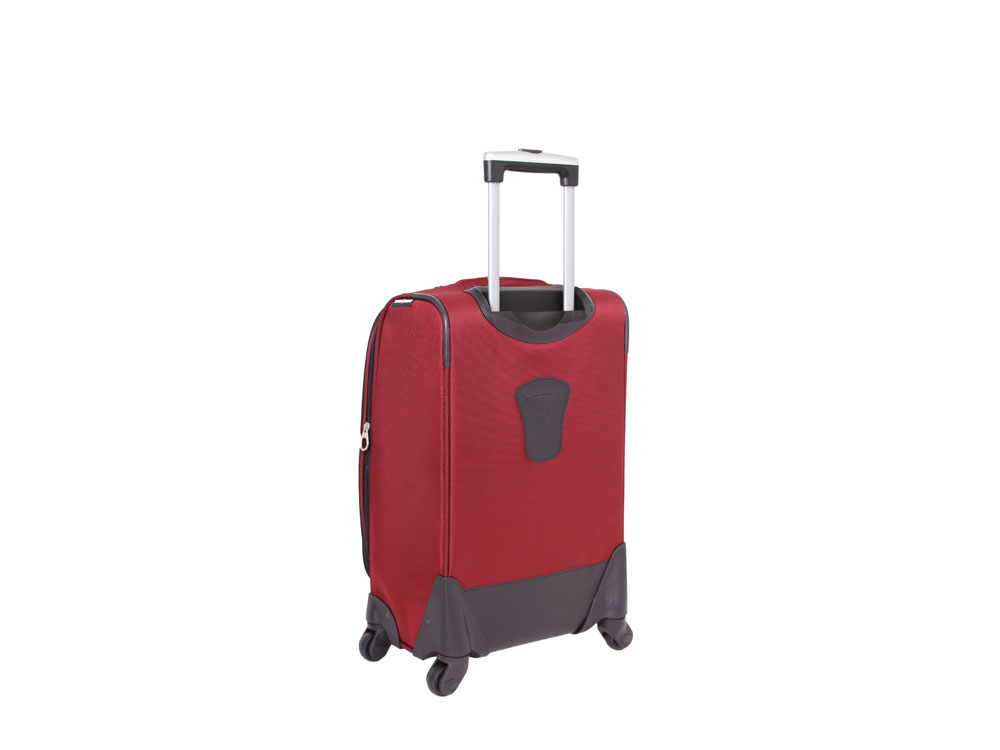 Чемодан SWISSGEAR SION, полиэстер 750x750D добби, 32x15x51 см, 24 л, бордовый