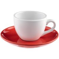 Каталог Чайная пара Cozy Morning, белая с красным от интернет-магазина «7 Сувениров»