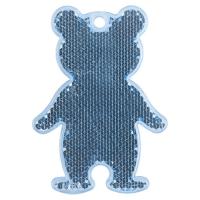 Каталог Пешеходный светоотражатель «Мишка», синий от интернет-магазина «7 Сувениров»