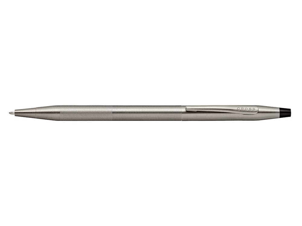 Шариковая ручка Cross Classic Century Titanium Grey Micro Knurl, серебристый
