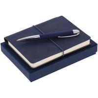 Каталог Набор Business Diary Mini, синий от интернет-магазина «7 Сувениров»