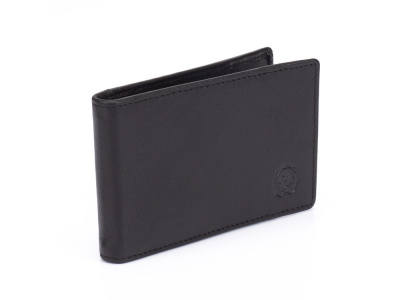 Зажим для денег Cross Classics Black, кожа наппа, гладкая, чёрный, 11 х 1,5 х 7 см
