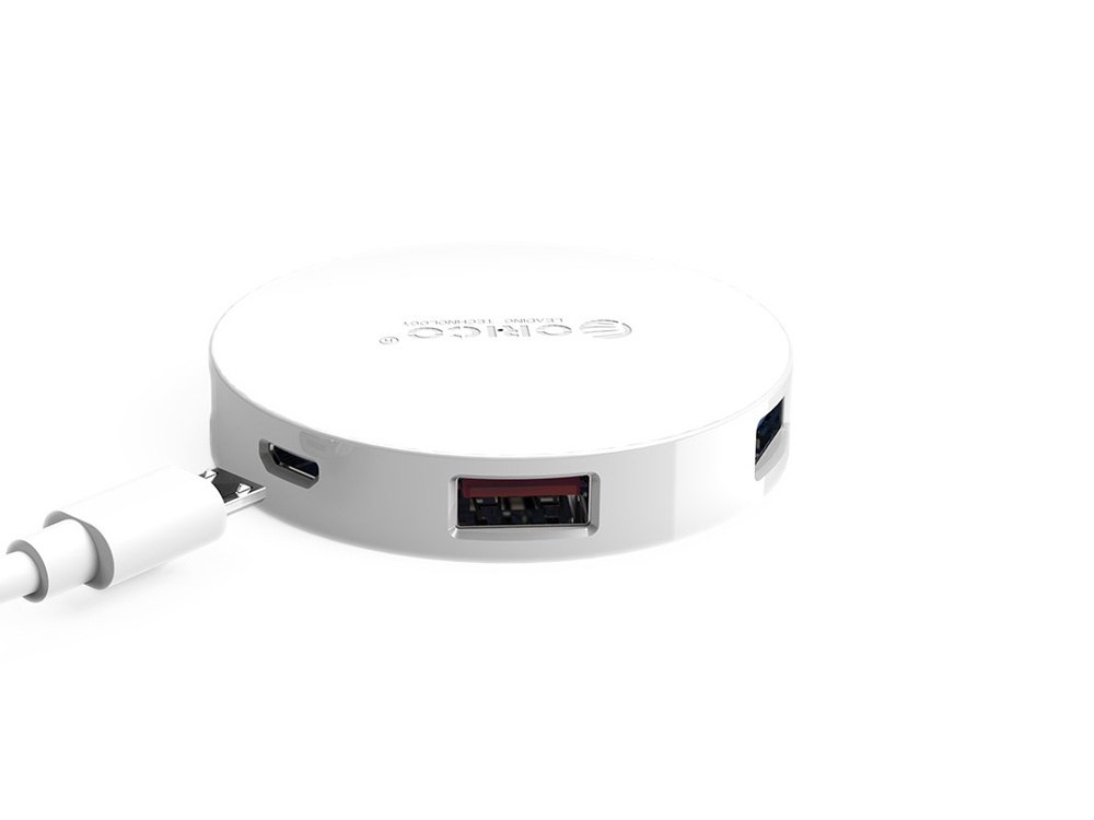 USB-концентратор Orico HA4U-U3 (белый)